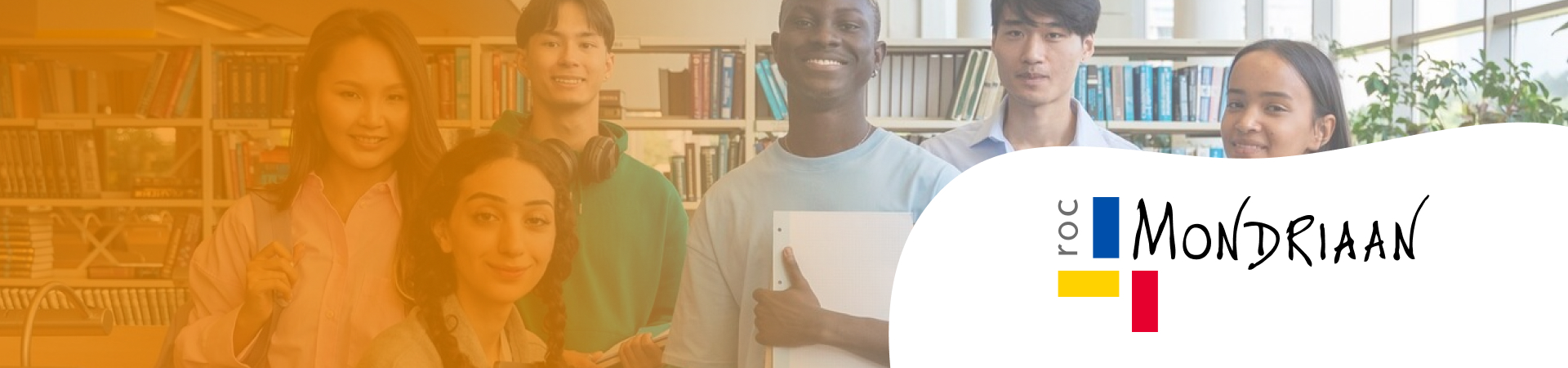 Logo ROC Mondriaan studenten divers
