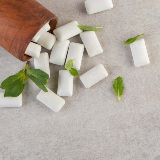 pepermunt snoeppot vullen